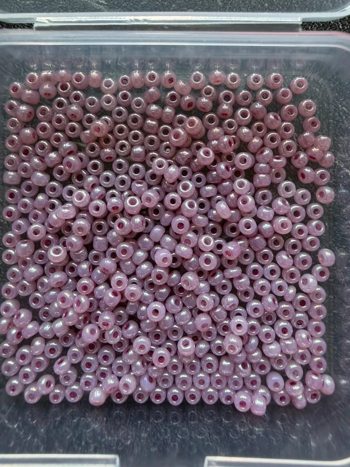 Perle de rocaille violine (lilas-rose) LCP21 – photo 2